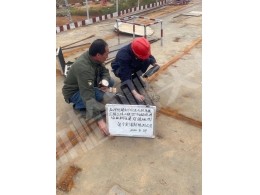 云南，紅河州建水至元陽高速公路土建工程，螞蝗塘匝道鋼箱梁焊縫檢測現(xiàn)場作業(yè)